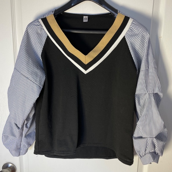 Size L Color Block Blouse - Picture 3 of 12
